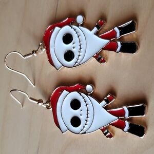𝅺earrings Halloween Ghost Face Earrings NWOT